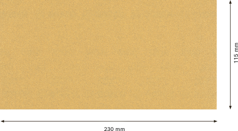 Hoja de papel de lija Bosch EXPERT C470 de 115x230 mm, grano 100.