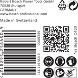 Etiqueta de embalaje de papel lija Bosch EXPERT C470.