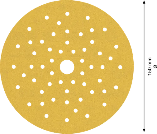 Disco de lija multiagujeros Bosch EXPERT C470 de 150 mm.