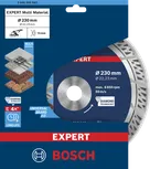 Disco de corte de diamante multimaterial Bosch EXPERT de 230 mm.