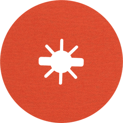 Disco de fibra Bosch EXPERT R782 X-LOCK de 125 mm, grano 80.