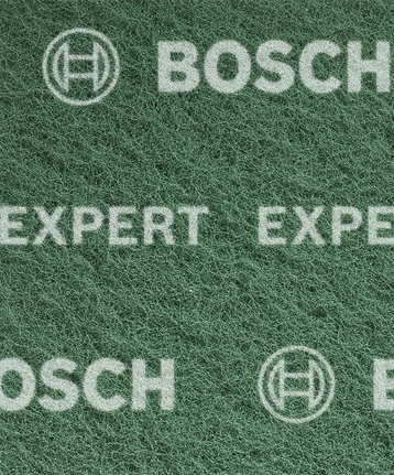 Almohadilla de vellón Bosch EXPERT N880 muy fina de color verde.