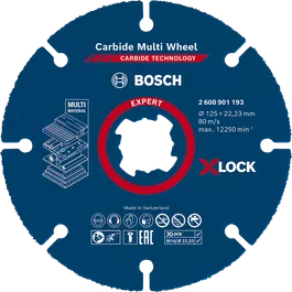 Discos de corte EXPERT Carbide Multi Wheel X-LOCK