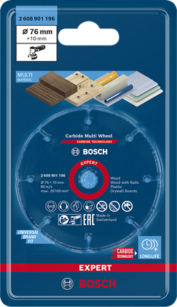 Bosch Carbide Multi Wheel Cutting Disc (for Multi Material, Ø 50