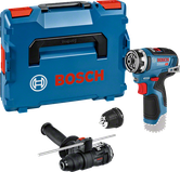 Taladro atornillador inalámbrico Bosch GSR 12V-35 FC con maletín.