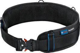 Bosch Belt 93, cinturón de herramientas acolchado con hebilla de liberación rápida.
