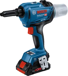 Pistola remachadora inalámbrica Bosch de 18 V.