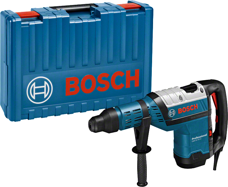Martillo perforador Bosch GBH 8-45 D con maletín de transporte.