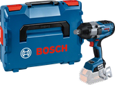 Llave de impacto inalámbrica Bosch GDS 18V-1050 H con estuche de transporte.