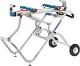 Soporte para sierra ingletadora Bosch GTA 2500 W con ruedas.