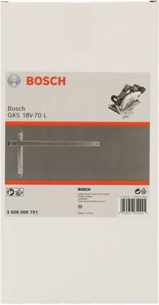 Guía paralela Bosch GKS 18V-70L.