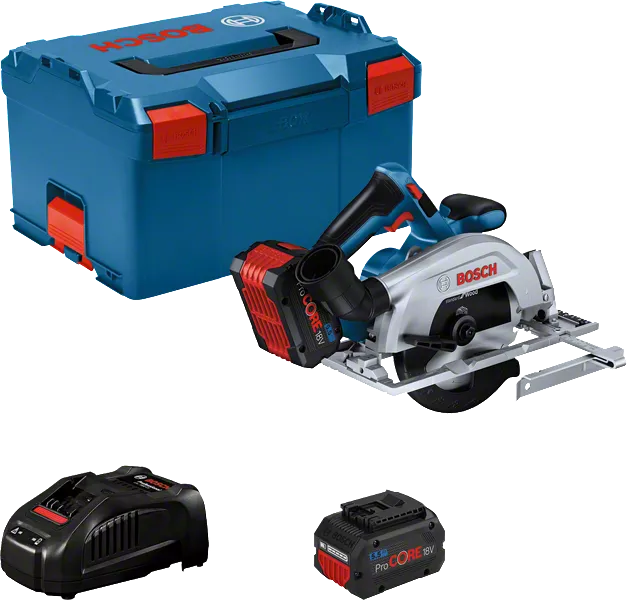 Bosch Sierra circular inalámbrica profesional GKS 18V-57 El todoterreno  alimentado por batería para todos los trabajos de aserrado robustos