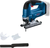 Sierra de calar inalámbrica Bosch GST 18V-125 B con accesorios.
