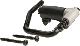 Gancho para vigas Bosch GKS 18V-57-2L con tornillos de montaje.