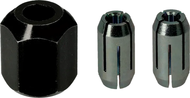 Juego de pinzas Bosch de 3 mm y 6 mm para herramientas rotativas.