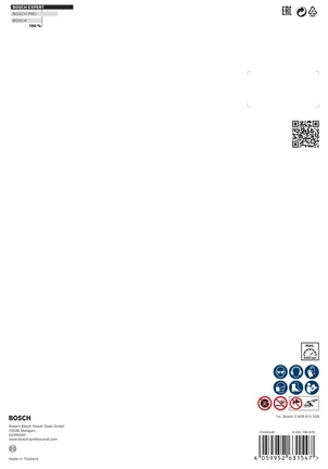 Disco de corte de diamante Bosch EXPERT MultiMaterial 230×22,23×2,4×15 mm (embalaje).