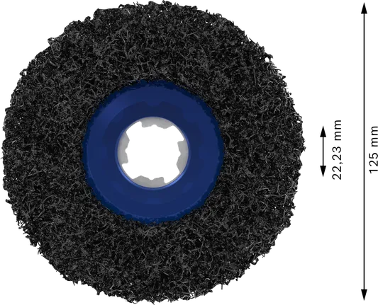 Disco de limpieza Bosch PRO N377 de 125 mm X-LOCK.