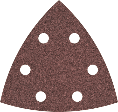 Hoja de lija Bosch PRO F460, 6 agujeros, grano 80.