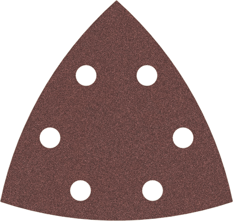 Hoja de lija Bosch PRO F460 93x93mm, 6 agujeros G180.