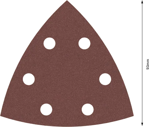 Hoja de lija Bosch PRO F460 93x93mm grano 240.