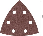 Hoja de lija Bosch PRO F460 93x93 mm grano 40 6 agujeros.