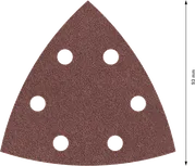 Hoja de lija Bosch PRO F460 93x93 mm G60 con 6 agujeros.