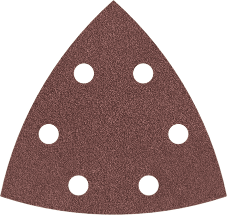 Hoja de lija Bosch PRO F460 93x93 mm G60 con 6 agujeros.
