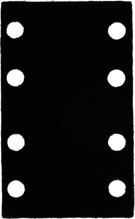 Hoja de lija perforada Bosch Pad Saver 80x133 mm.