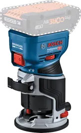 Fresadora inalámbrica Bosch GKF 18V-8 con batería ProCORE de 4 Ah.