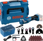 Kit multiherramienta Bosch GOP 18V-34 con estuche L-BOXX.