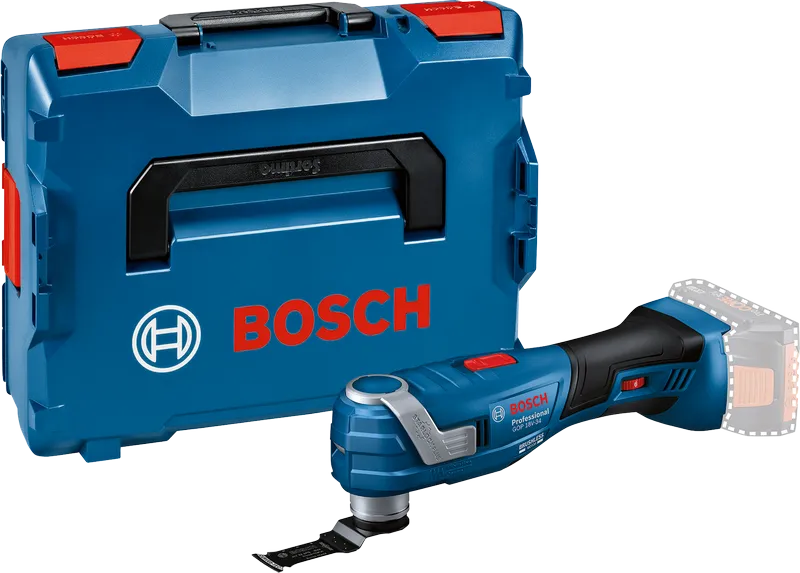 Multiherramienta inalámbrica Bosch GOP 18V-34 con estuche L-BOXX.