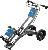 Carro para accesorios del sistema Bosch GHT 130 con ruedas grandes.