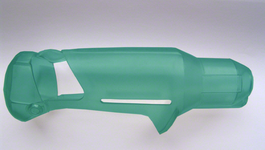 Carcasa protectora verde Bosch para el cuerpo de la herramienta.