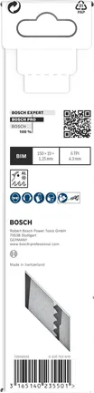 Hoja de demolición de ventanas Bosch PRO S611DF 150×19×1,25 mm 5 uds.