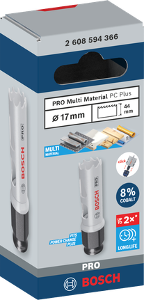 Sierra de corona Bosch PRO Multi Material PC Plus 17 mm.