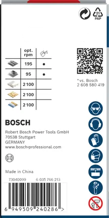 Embalaje de la sierra de corona multimaterial Bosch PRO de 44 mm.