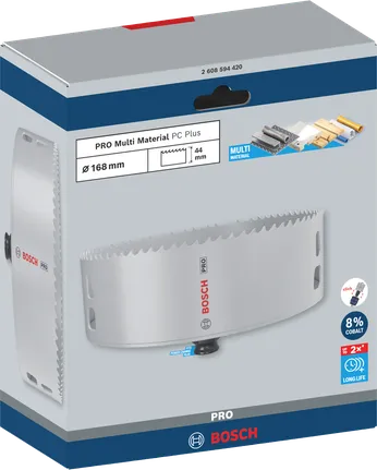 Sierra de corona Bosch PRO Multi Material de 168 mm.
