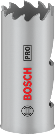 Sierra de corona multimaterial Bosch PRO rosca 22 mm.
