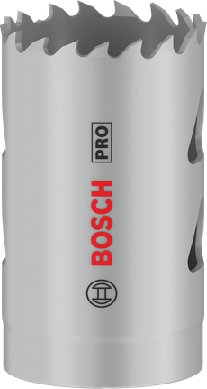 Sierra de corona multimaterial Bosch PRO rosca 33 mm.
