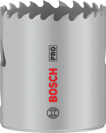 Sierra de corona multimaterial Bosch PRO roscada 44 mm.
