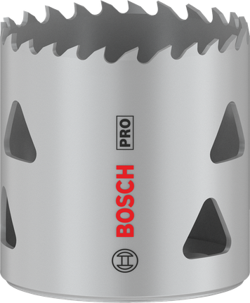 Sierra de corona multimaterial Bosch PRO roscada 48 mm.
