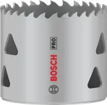Sierra de corona multimaterial Bosch PRO roscada de 57 mm.