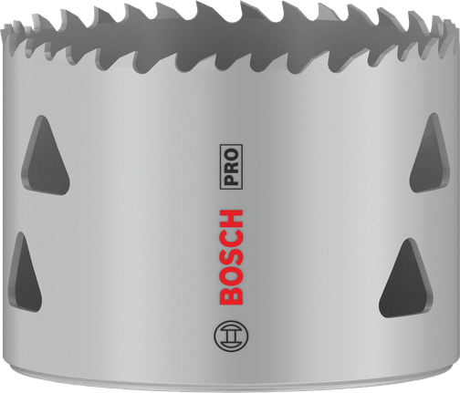 Sierra de corona multimaterial Bosch PRO roscada 67 mm.