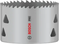 Sierra de corona multimaterial Bosch PRO roscada de 76 mm.