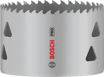 Sierra de corona multimaterial Bosch PRO de 79 mm de rosca.