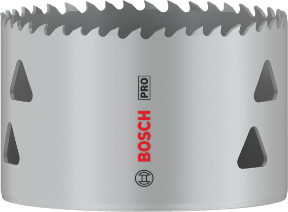 Sierra de corona multimaterial Bosch PRO de 79 mm de rosca.