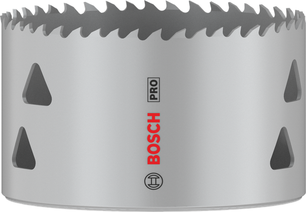 Sierra de corona multimaterial Bosch PRO de 83 mm para cortes versátiles.