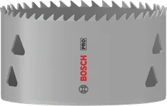 Sierra de corona multimaterial Bosch PRO roscada de 92 mm.