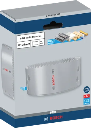 Bosch de corona multimaterial Bosch PRO de 105 mm.