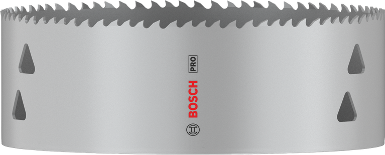 Sierra de corona multimaterial Bosch PRO de 146 mm para cortes versátiles.